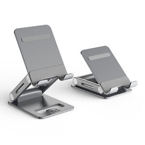 Cell Phone Stand Adjustable Foldable Phone Holder Aluminum Phone Stand