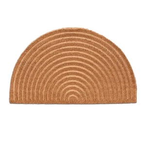 Fußmatte Schmutzfangmatte Fußabtreter Türmatte Kokosmatte Kokosmatte halbrund - Bild 1 von 7