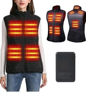 Women's Heated Vest, Electric Warm Vest with Battery Pack Size Small - Picture 1 of 5