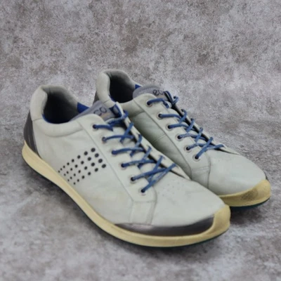Zapatos de golf híbridos Ecco Biom gris sin clavos azules para hombre talla 45 EU 11,5 - 12 EE. UU. Foto 1 de 4