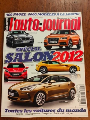 Numéro Spécial salon de l’Auto-Journal modèles 2012, parution juillet 2011 - Photo 1/3
