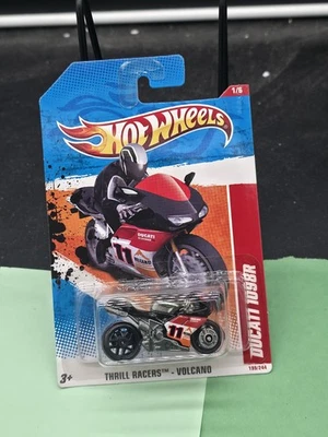 Hot Wheels - Mainline / Ducati 1098R - Carreras - Tarjeta Larga - Modelo Moto x1 Foto 1 de 2
