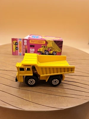 1976 Matchbox Superfast FAUN DUMP TRUCK #58 - LESNEY Products, ENGLAND Orig BOX - Image 1 of 4