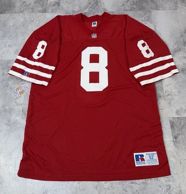 Camiseta deportiva vintage años 90 auténtica Steve Young San Francisco 49ers Russell Athletic 52 Foto 1 de 4