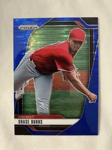 2025 Panini Prizm - Chase Burns #86 Blue Prizm….20/75 - Picture 1 of 2