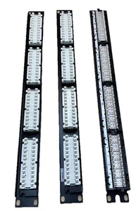 Panduit DP6 PLUS Cat 6 24 Port Patch Panel DP24688TGY + Systimax 1100 UNTESTED - Afbeelding 1 van 23