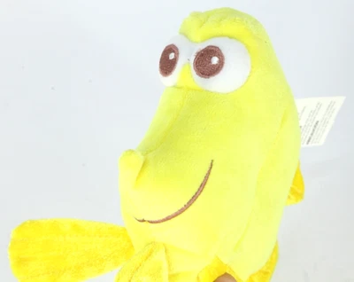 Juguete de peluche de pez amarillo Finding Nemo Bubbles Disney Store 6" RARO  Foto 1 de 4