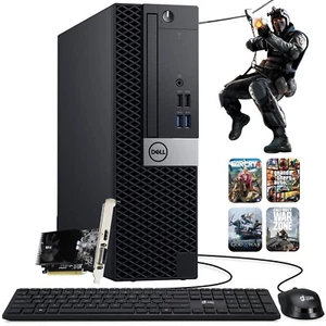 Gaming Dell 3040 SFF Computer i5-6th 16GB 2TB+240SSD NVIDIA GT 1030 Wi-Fi Win10H - Afbeelding 1 van 7