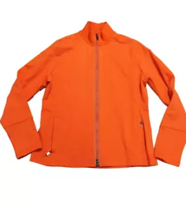 Bogner LYA Women Jacket Sweater Orange White Size 42 XL New - Picture 1 of 6
