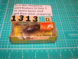 V1313 D ARBOGAST JITTERBUG  FISHING LURE WITH BOX - Picture 1 of 6