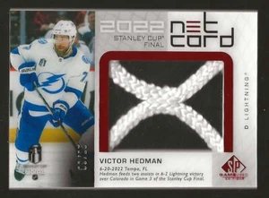 2022-23 SP Game Used #SCN-VH Victor Hedman -Stanley Cup Final Net Cord 09/25 - Picture 1 of 2