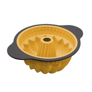 Ekau Flex Bundt Pan - Marigold Silicone Smart Flex Bakeware Non Stick - Picture 1 of 2