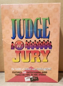 Judge N Jury Board Game Audio Trials on Cassette 1995 Winning Moves New & Sealed - Picture 1 of 2