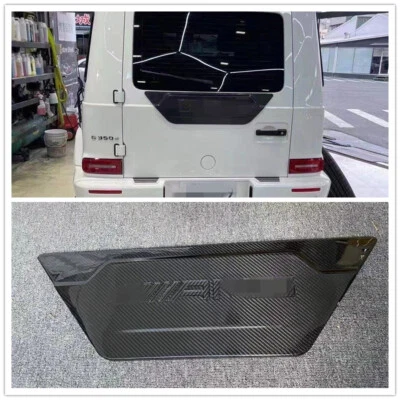 Cubierta de moldura de puerta trasera de fibra de carbono para Mercedes Benz Clase G W463A estilo AMG Foto 1 de 4