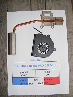 Ventilateur & dissipateur pour TOSHIBA Satellite PRO C660-1HH - Photo 1/4