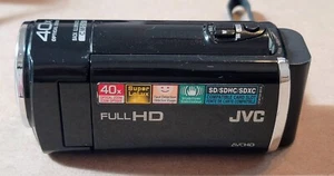 JVC EVERIO GZ-E10BU0 Full HD 40x Flash Camcorder Black - Picture 1 of 13