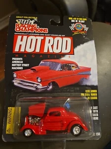 Racing Champions Hot Rod Magazine '34 Ford Coupe #60 1 of 19997 Red - Picture 1 of 5