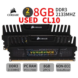 Corsair Vengeance 16GB 2x8GB DDR3 OC 2133MHz PC3-17000U 240Pin Desktop Memory AB - Picture 1 of 8