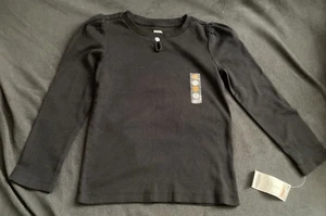 Gymboree Long Sleeve Black Shirt with Rhinestone Girls Size 7 New w/Defect - Picture 1 of 17