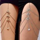 Beach Body Jewellery Butterfly Pendant Multilayer Chain Sliver Gold New Metal X