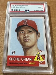 2018 Topps Living Set Shohei Ohtani #7 - PSA 9 (Mint) - Picture 1 of 2