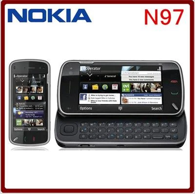 Original Unlocked Nokia N97 2G GSM 3G GPS WIFI 32GB ROM 5MP mobile phone - Image 1 of 4