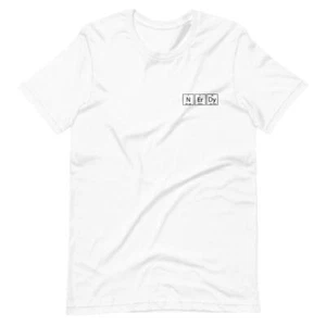 Nerdy Embroidered Short-Sleeve Unisex T-Shirt - Picture 1 of 17