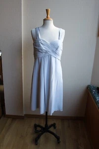 Ann Taylor Dress Womens 10 Gray Silk Chiffon Strapless Cocktail Party NWT$185 - Picture 1 of 3