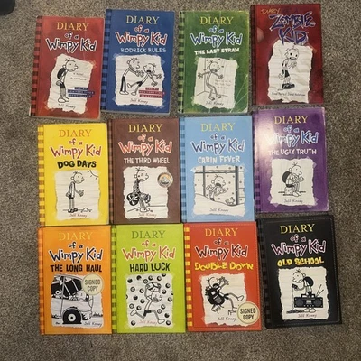 Дневник слабака Джеффа Кинни 11 книг 7 Hard Cov, 5 в мягкой обложке - возраст 7-12 - Изображение 1 из 4