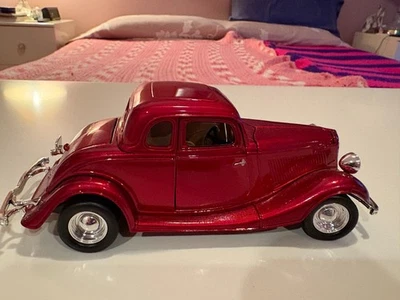 FRANKLIN НОВОМ FORD КРАСНЫЙ HOT ROD КУПЕ МОДЕЛЬ БЕЗ КОРОБКИ ИЛИ ДОКУМЕНТОВ МОДЕЛЬ ТОЛЬКО - Изображение 1 из 4