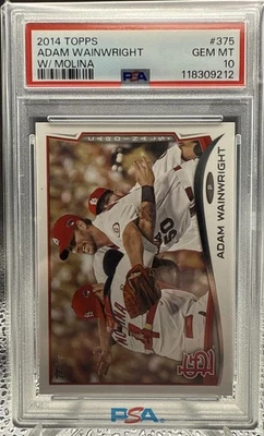 ADAM WAINWRIGHT 2014 Topps SSP PSA 10 *POP 6* - Image 1 of 2