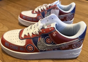 Chicago Cubs Adorable Woman’s Size 10.5 (Euro size 41) AF1 Shoes - Brand New - Picture 1 of 6