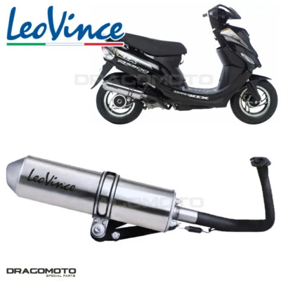 REX RS500 50 2006-2014 Ligne complet Leovince Granturismo Approuvé 7470 - Photo 1/4