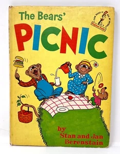 The Bears' Picnic Berenstain VINTAGE 1966 Dr Seuss Book Club Edition HC EUC - Picture 1 of 12