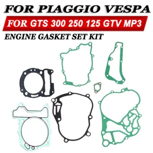 Complete Engine Gasket Set Kit For Piaggio Vespa GTS 300 250 125 GTV MP3 - Imagen 1 de 7