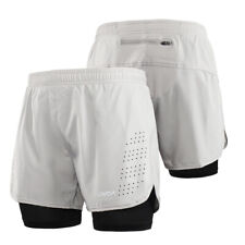 Men's 2-in-1 Running Shorts Quick Drying Breathable Active Training Q5T7