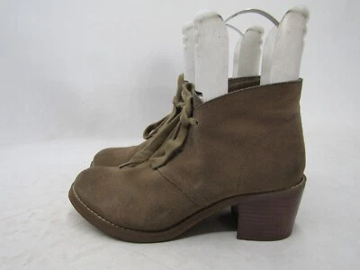 Sbicca Womens Size 8.5 M Brown Suede Lace Up Ankle Fashion Boots Booties - Image 1 of 4