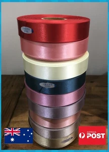 Satin Ribbon Scrapbook Wedding Wrap Party Decor (25mmX45M) PINK-1 - Picture 1 of 5