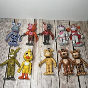 Five Nights At Freddy's Figure Lot Of 10 4"-5" Various Characters - Picture 1 of 21