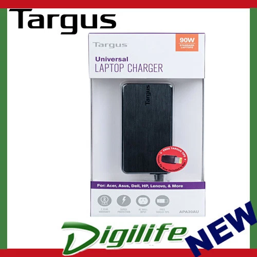 Targus 90W Standard Laptop Notebook Compatible Charger 19V 19.5V 20Volt APA30AU - image 1 of 1