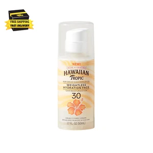 Weightless Hydration Lotion Sunscreen for Face SPF 30, 1.7Oz | Travel Size Sunsc - Picture 1 of 8