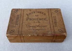 Biscuit Pernot Dijon : Boîte-Échantillon lithographiée 1900 Amandine de Provence