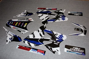 SUZUKI DRZ400 CAMO WHITE SERIES MX GRAPHICS KIT DECALS KIT STICKER KIT STICKERS - Picture 1 of 6