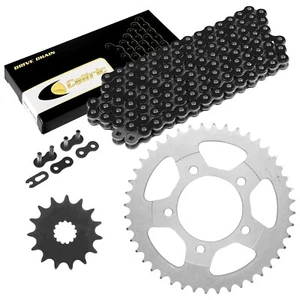 Kit de cadena y piñón negro para Suzuki SV650S 1999-2009 - Imagen 1 de 7