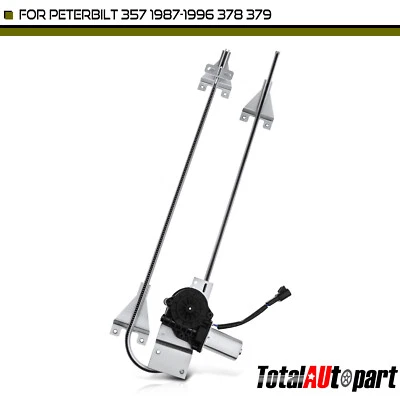 Regulador de janela elétrico dianteiro esquerdo do lado do motorista com motor para Peterbilt 357 - Imagem 1 de 4