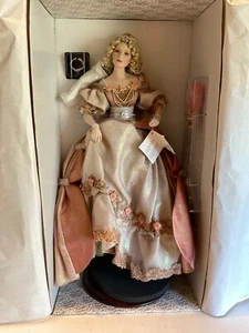 Franklin Mint Collection Cinderella After the Ball Faberge 18" Porcelain Doll - Picture 1 of 16