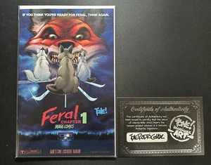 Feral #1 (Tone Rodriguez Exclusive Nightmare on Elm Street Variant) Auto COA NM - Picture 1 of 2