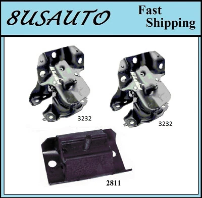 Montaje de motor y transmisión 3 piezas apto para GMC Sierra 1500 2007-2013, Yukon 2007-2009 4,8 L 2x2 Foto 1 de 4