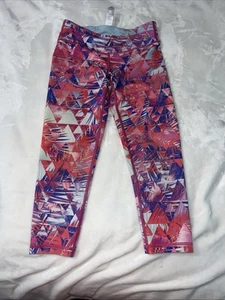 Ivivva By Lululemon Girls Pink Purple Leggings Size 10 Nice Cond - Picture 1 of 10