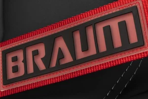 BRAUM Racing 4 Point 2" Racing Harness - Red - Each - Picture 1 of 6